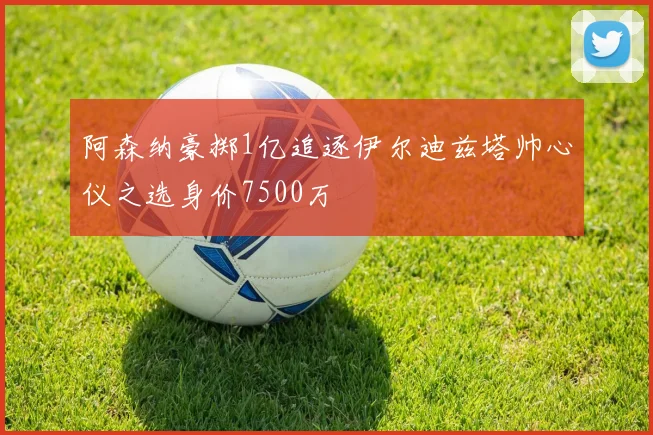 阿森纳豪掷1亿追逐伊尔迪兹塔帅心仪之选身价7500万